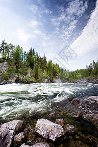 白水河岩石绿色森林白色力量艺人水电自然活力陷阱图片