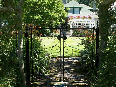 不列颠哥伦比亚省维多利亚州布查特花园公园冥想风景植物树木花园地标美丽旅行花朵图片