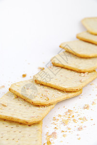 一系列长方形奶酪饼干美食谷物棕色炒作小吃命令面包饮食展示食物图片