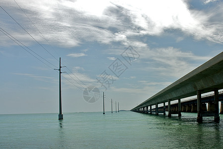 七里大桥旅行地平线钥匙天空戏剧性海洋海景水道图片