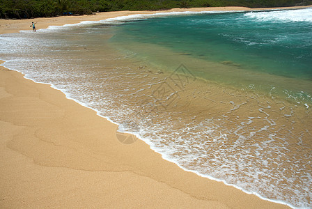 和波多黎各的摄影海岸线场景天空冲浪旅游岩石游客蓝色热带图片