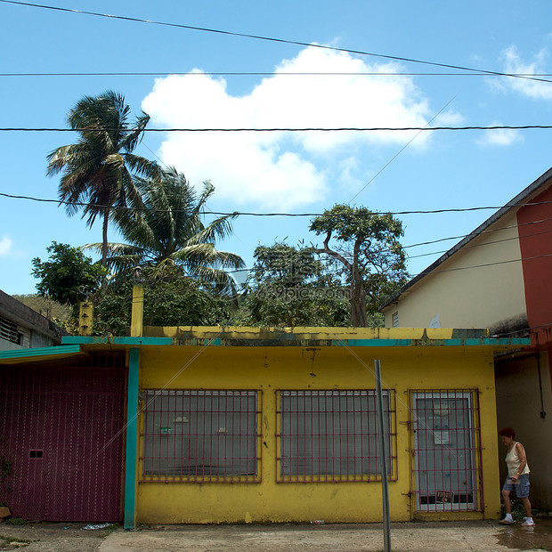 在波多黎各的街道里科旅行天空摄影街道制作人场景热带图片