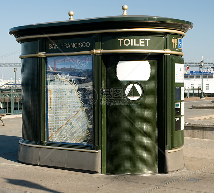 自动公用自动公共厕所图片