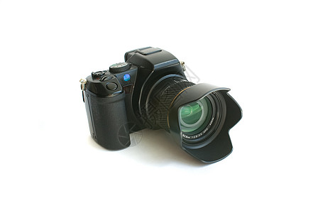 黑色照相机技术相机白色像素阴影镜片桌子摄影师兜帽生活图片
