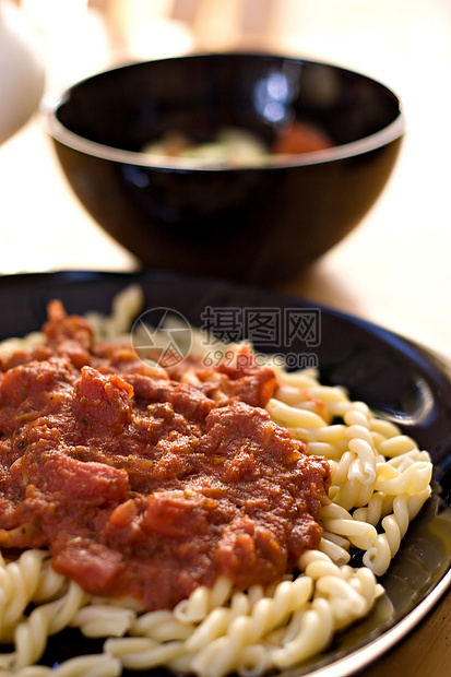 意大利自制意大利餐沙拉面条食谱蔬菜勺子烹饪粮食营养菜单黄瓜图片