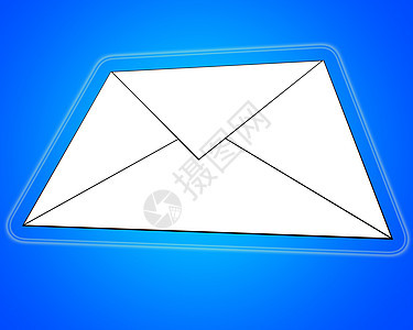 信封内容文书邮资蓝色邮件工作蜗牛邮政白色集邮服务背景图片