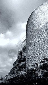 胡亨内芬城堡建筑中年建筑学残骸房子堡垒贵族石头东容黑暗时代图片