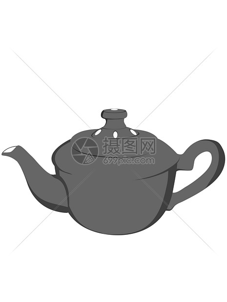 瓷茶壶骨瓷插图陶瓷手工享受人工制品茶点艺术瓷器时间图片