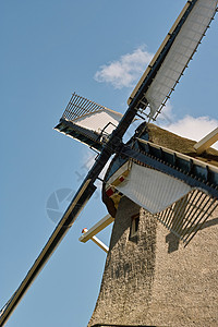 荷兰风车粮食茅草小麦环保谷物旅游天空芦苇环境瓷砖图片