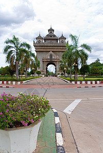 Patuxai 老挝王三龙贝大湖 万象旅游胜利建筑学旅行地标建筑城市图片