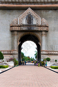 Patuxai 老挝王三龙贝大湖 万象旅行旅游地标胜利城市建筑建筑学图片