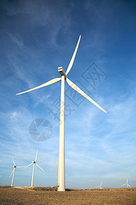 风力磨风机国家活力力量蓝色白色生态场地天空团体图片
