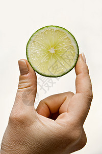 石灰wedge女孩食物水果绿色女士白色拇指礼物手指女性图片