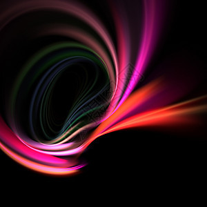 抽象分形Vortex海浪涡流线条漩涡运动旋转力量彩虹紫色螺旋图片