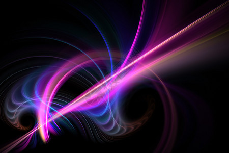 抽象分形Vortex紫色漩涡活力螺旋海浪线条彩虹运动涡流旋转图片