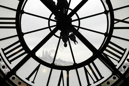 奥尔赛博物馆的时钟图片