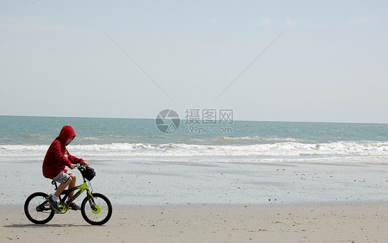 海滩上的比克牌图片