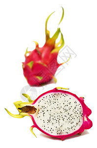 外表的泰国水果 龙果情调红色粉色蜡样白色宏观美食异国食物玫瑰图片