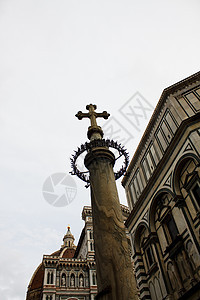 佛罗伦萨 多米雕塑大教堂景观石头旅游喷泉圆顶雕像大理石游客图片