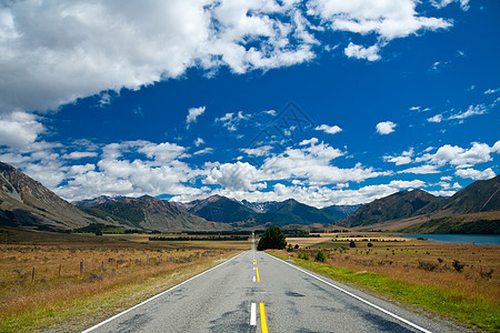 山区高速公路国家地平线蓝色乡村天空旅行风景沥青运输车道图片