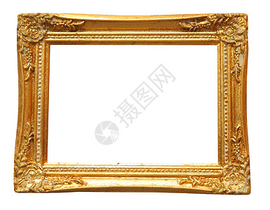 空白白空格图像框乡村镜子绘画工作画廊金子木头装饰品边界艺术图片