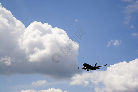 空机戏剧性航班航空蓝色旅游正方形喷射引擎旅行天空图片