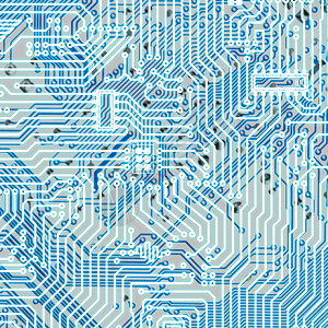 浅蓝色高科技纹理电路板图片