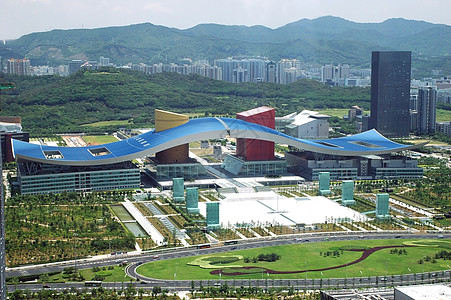 深圳城景公民公园景观建筑建筑学城市中心背景图片