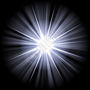 蓝色白星爆破元素星星黑色白色活力射线火花辐射星光图片