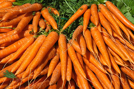 巴黎有新鲜胡萝卜的户外市场餐厅蔬菜营养市场厨房菜单杂货午餐花园生产背景图片