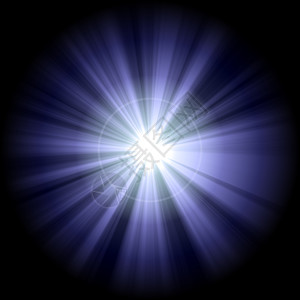 白蓝星3爆破星星黑色线条火花设计辉光元素星光活力图片