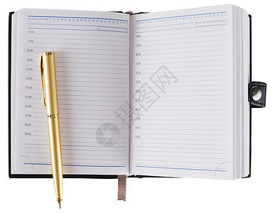 日记本数字白色分数圆珠笔背景图片