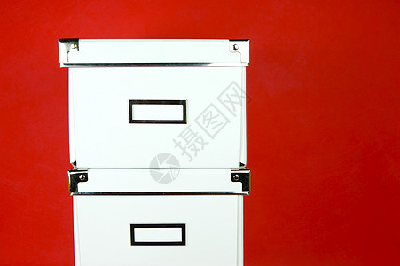储存箱解决方案红色盒子白色贮存图片
