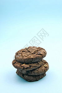 Choc 芯片曲奇饼干糖果巧克力小吃食物背景图片