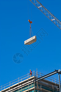 建筑工地工作建造项目蓝色建筑物金属建筑学格子工程工业图片