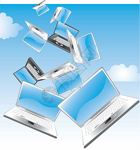 膝上型计算机电脑天空局域网屏幕知识产权键盘技术商业互联网公司图片