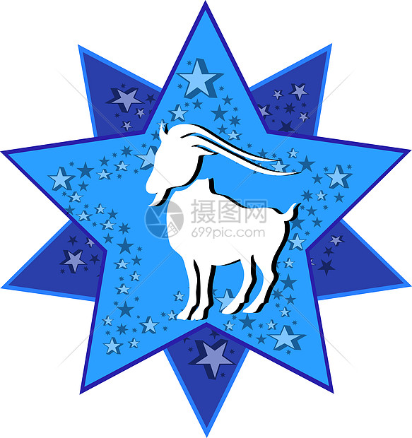 佐迪亚克标志摩角兽十二生肖八字迷信预报插图星星图片