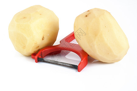 土豆加两块土豆的马铃薯剥皮机图片