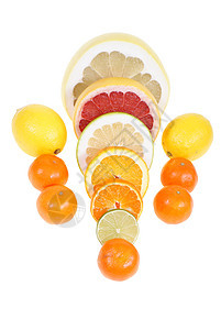 水果柠檬葡萄柚热带食物橘子橙子图片