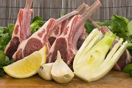羊肉堆烧烤羊肉印章草药茴香食物蔬菜作品架子沙拉图片
