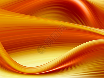 橙色背景插图活力变形水平广告力量横幅海报波浪线条图片