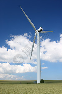 风力涡轮机小麦涡轮生产风车场地生态环境螺旋桨旋转金属图片
