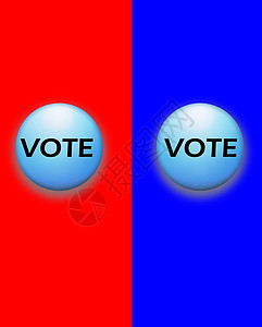 保守派或劳工纽扣电气选举劳动按钮红色政治蓝色图片