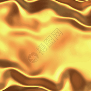 金色金财富丝绸奢华黄色织物插图材料背景图片