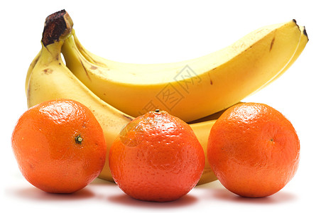 香蕉和柑橘黄色橙子水果红色果汁食物异国小吃饮食团体图片