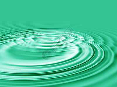 水圆圈绿色海洋液体蓝色池塘涟漪图片