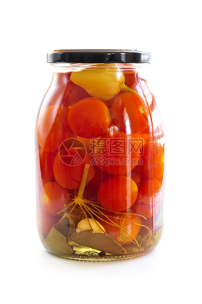 焦咸菜蔬菜花园罐装盐水宏观瓶装胡椒小吃食物黄色石匠图片
