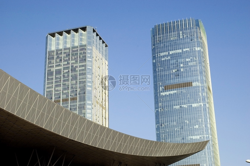 中国的摩天大楼办公室景观建筑学城市商业建筑图片