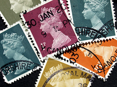 联合王国邮票邮件皇家女王邮政背景图片