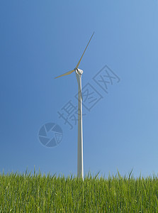 风力涡轮机活力环境生态农村风车技术蓝色场地发电机天空图片